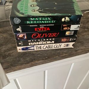 Lot of vhs tapes